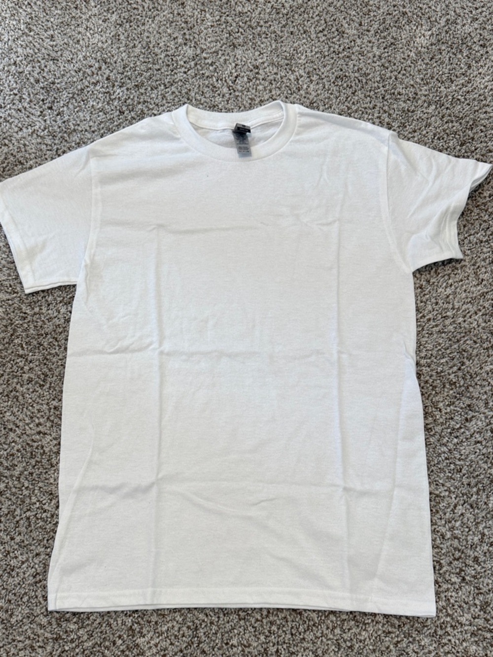 Gildan White Short Sleeve Crew Neck Tee